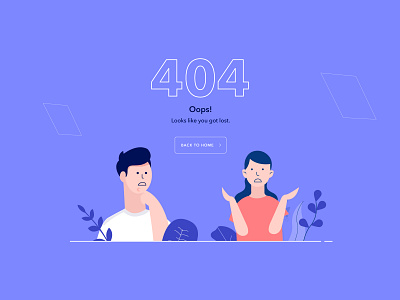 404 Error 404 404 error characterdesign colors creative design error error page floral art floral design illustration oops orange popular purple trending typogaphy uiux vectorart web