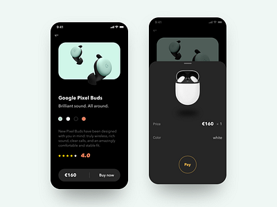 · wireless earphones · app concept design pixel buds ui ux wireless wireless earphones