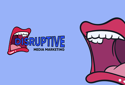 DISRUPTIVE brand design brand identity branding design graphic design graphics illustration logo logo design minimal