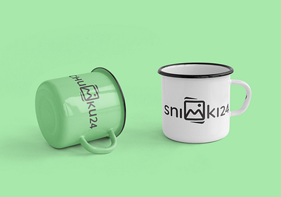 snimki24 Logo Design cyrillic logotype logo design mugs branding snimki24