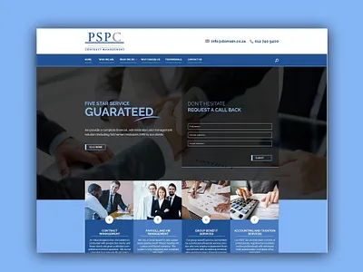 pspc accounting website adobe xd adobexd management company ui uidesign uiux webdesign website website layout