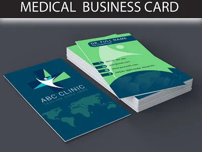 Medical use business card branding clinic creative design design doctor hospital illustration medical design personal