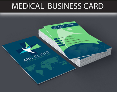 Medical use business card branding clinic creative design design doctor hospital illustration medical design personal