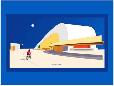 Illustration: Architecture adobe illustrator architecture art design flat illustration minimal photography vector web website