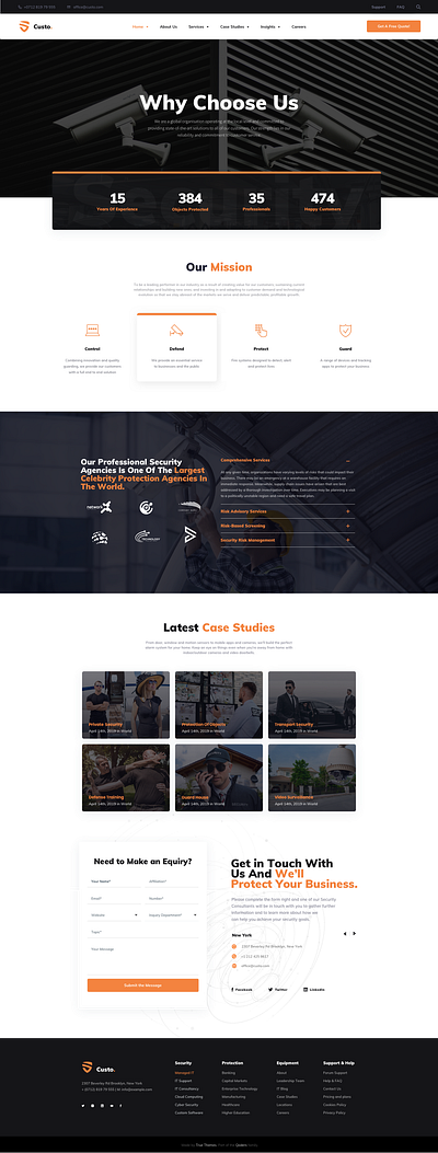 Security WordPress Theme - Why Choose Us agency business design portfolio webdevelopment wordpress wordpress development