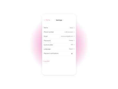 Daily UI :: 007 / Settings dailyui dailyui007 product design settings uidesign visualdesign