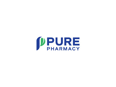 Pure Pharmacy leaf logo pharma pharmacy pure