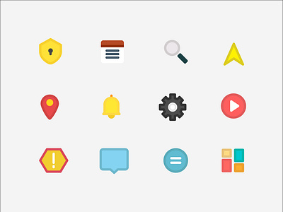 User Interface Flat design flat design flat icon icon icon a day icon app icon design icon set illustration