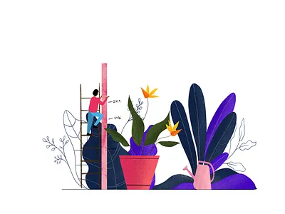 Growth adobe illustrator design growth illustration vector