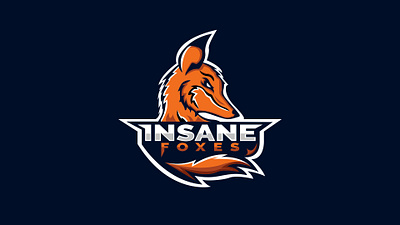 Insane Foxes - Esports team animation branding design illustration illustrator logo typography vector web website