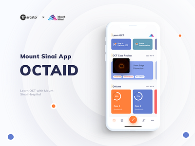 Medical & Educational App for Mount Sinai app health hospital interface mobile ui ux