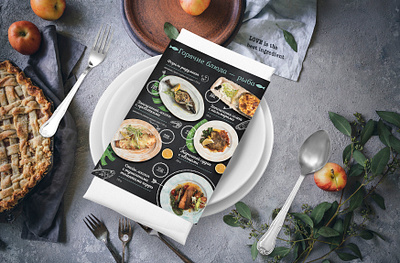 261 single page menu mockup ryba food menu menu design