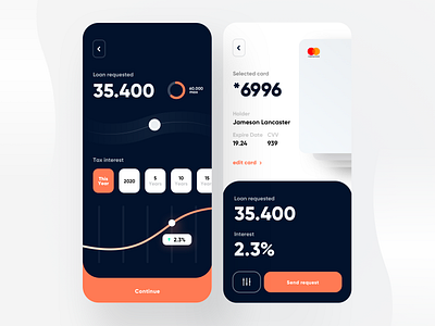 Loan App (free Sketch file) app bank banking card concept creative dashboard design dribbble flat free freebie ios kit loan minimal ui uikit ux visual