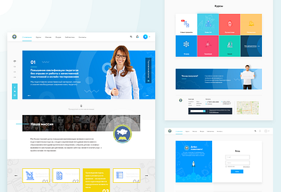 Continuing Education Courses blue chemistry courses education geometry kazakh kazakhstan languages math online physics russian science teacher ui ux web