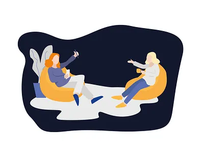 Interview galaxy graphic icon illustration logo space ui vector