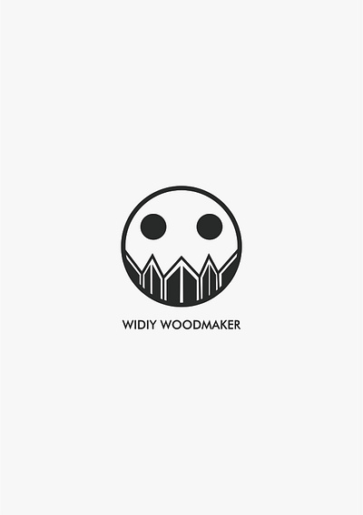 Logo Design - Widiy Woodmaker craft decoration design exterior flat icon industrial interior logo vector wood