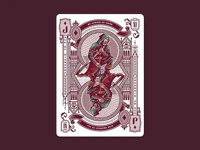 Stories / Jack of Diamonds cards creative design game illustration jack playing cards vintage