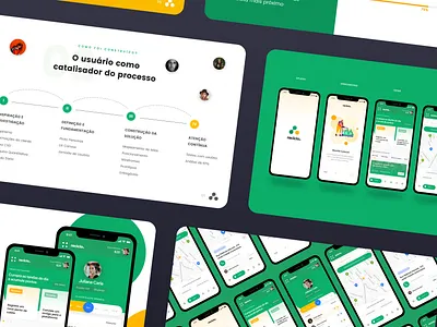 Reciclo App app design interface recycling research ui ux