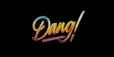 Dang ! design graphic handlettering handmade illustration lettering type typo typography