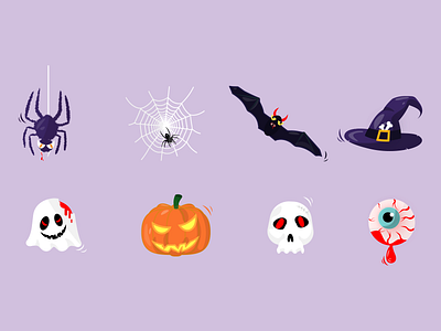 Icons for Halloween design halloween icon ui