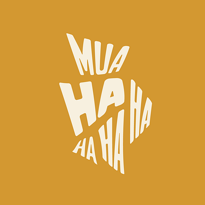 Muahaha creative design evil graphicdesign halloween laugh series type typogaphy