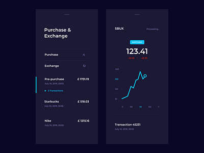 Stocks App app bank bank app cards crypto crypto exchange dashboard dashboard app design flat hiwow interface layout minimal mobile ui ux web