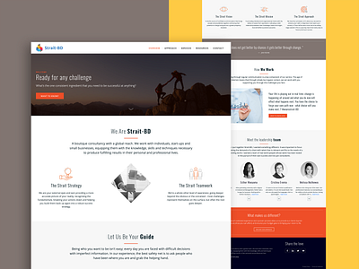 Strait-BD - Website Design branding branding design business web business website design design process design technique graphic design illustration inspiration ui user experience visual design web design website website concept