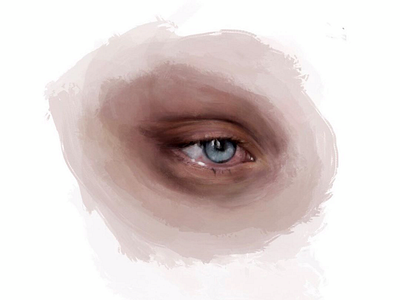 Digital painting art design digital painting drawing eye illustration painting realism sketch