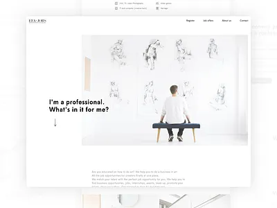 Landing page for upcoming project!! brand branding design icon identity minimal prague typography web website