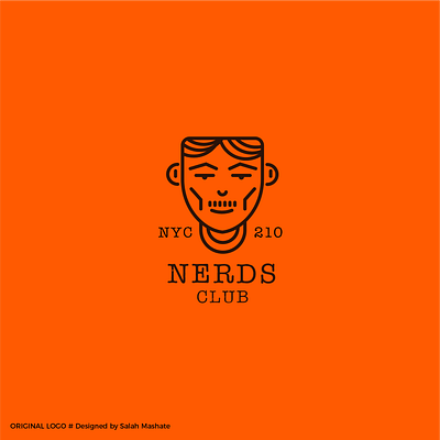 NERDS CLUB - logo animation app branding icon logo typography ux vector web website