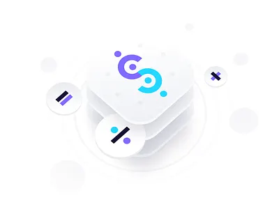 Crunching Numbers borrower business funds graphic illustration iso isometric lender loans money