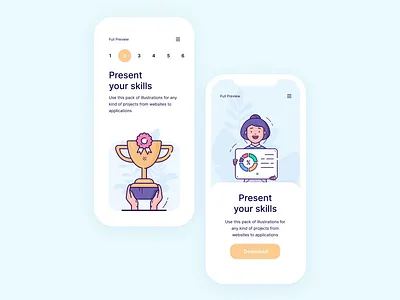 Clak! Illustration Kit animation branding design figma illustration illustration kit interface mobile app sketch ui vector