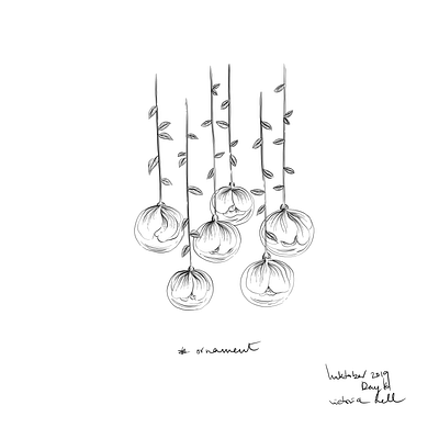 Ornament black and white comic digital drawing illustration illustration art inktober inktober2019 ipadpro ornament painting plants sketch