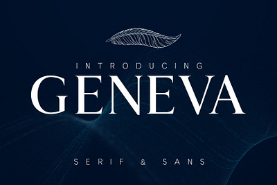 GENEVA - A family of 8 fonts brand branding business design elegant elegant font font font design graphic design identity sans serif serif font type type design typedesign typeface typeface design typeface designer typefaces