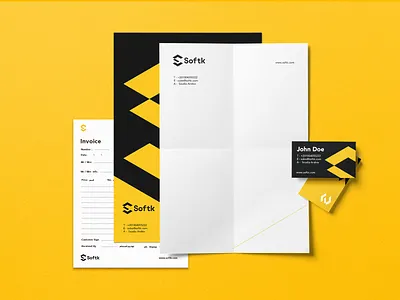 Softk Brand Identity Design brand brand identity branding design development graphic design graphics identity logo logo design softk software technology