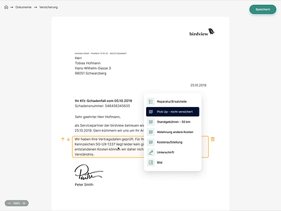 Interactive Document Editor Prototype application clean data desktop document dropdown editor figma flat generator hover list list view pdf prototype ui ux