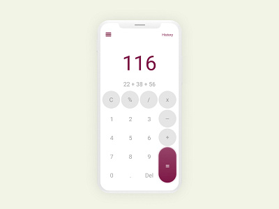 Daily UI 004 Calculator 004 calculator calculator calculator app calculator ui dailyui dailyui 004 figma