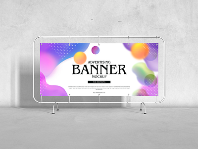 Free Advertising Banner Mockup For Branding banner banner mockup banners mockup branding download font frame free free mockup freebie logo mock up mockup mockup free mockup psd mockups print psd stationery template