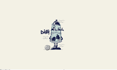 Spray it WIP brooklyn designer character design graphics illustration sticker design t shirt design t shirt design vector design