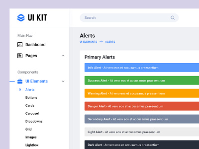 UI Alerts design active alert alerts bala ux dash dashboard design flat minimal sidebar toast ui ui component ui kit uiux ux