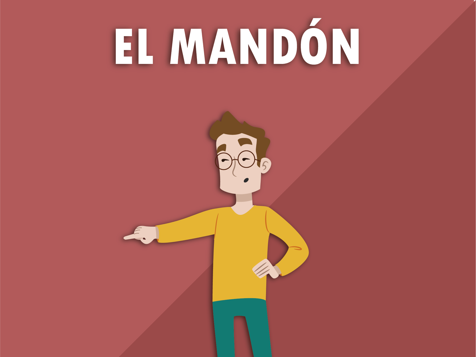 El mandón adobe ilustrador caricatura cartoon illustrator ilustrador personaje