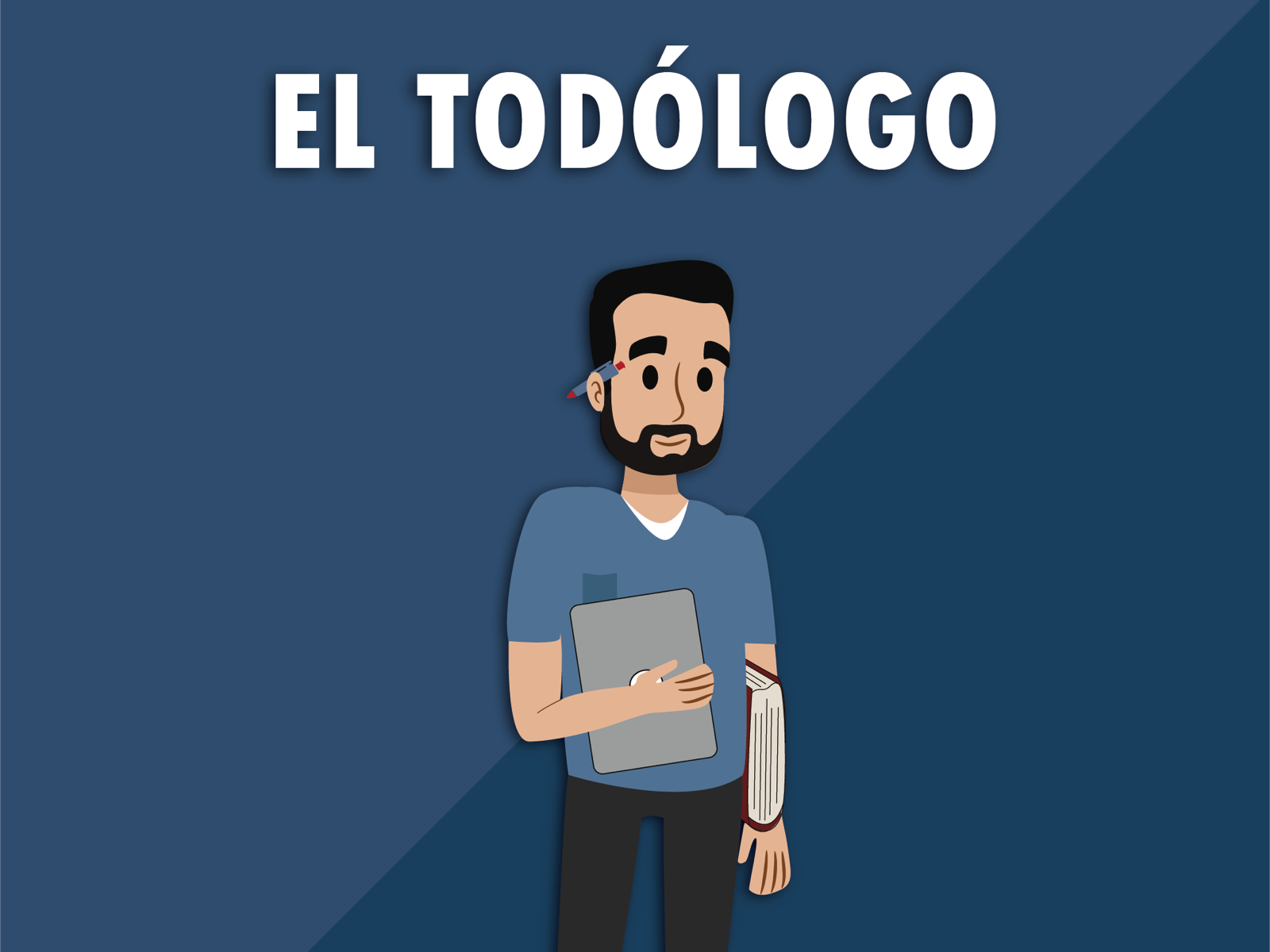 El todólogo adobe ilustrador caricatura cartoon illustrator personaje