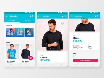 Online store for Material Design materialdesign ui ux