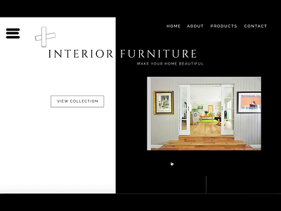 Boutique Furniture Sketch Prototype design graphic design ui ux web web design