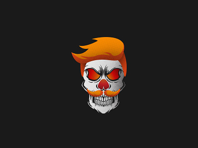 The scary handsome man adobe illustrator and bone cartoon character creepy design dribbbleweeklywarmup ghoul ghouls halftone halloween handsome illustration illustrator scary skull skull art spooky vector