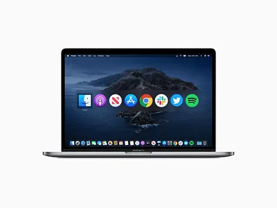 Custom icons for Google Chrome, Slack, Twitter and Spotify app design icon logo
