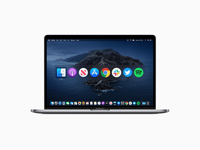 Custom icons for Google Chrome, Slack, Twitter and Spotify app design icon logo