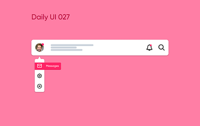 Daily UI 027 - Dropdown menu daily 100 challenge daily ui dailyui dropdown ui uiux ux