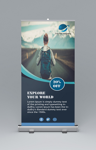 Roll Up Banner design