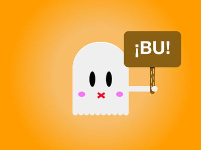 Fantasma mudo / Mute ghost adobe illustrator argentina fantasma ghost halloween illustration vector